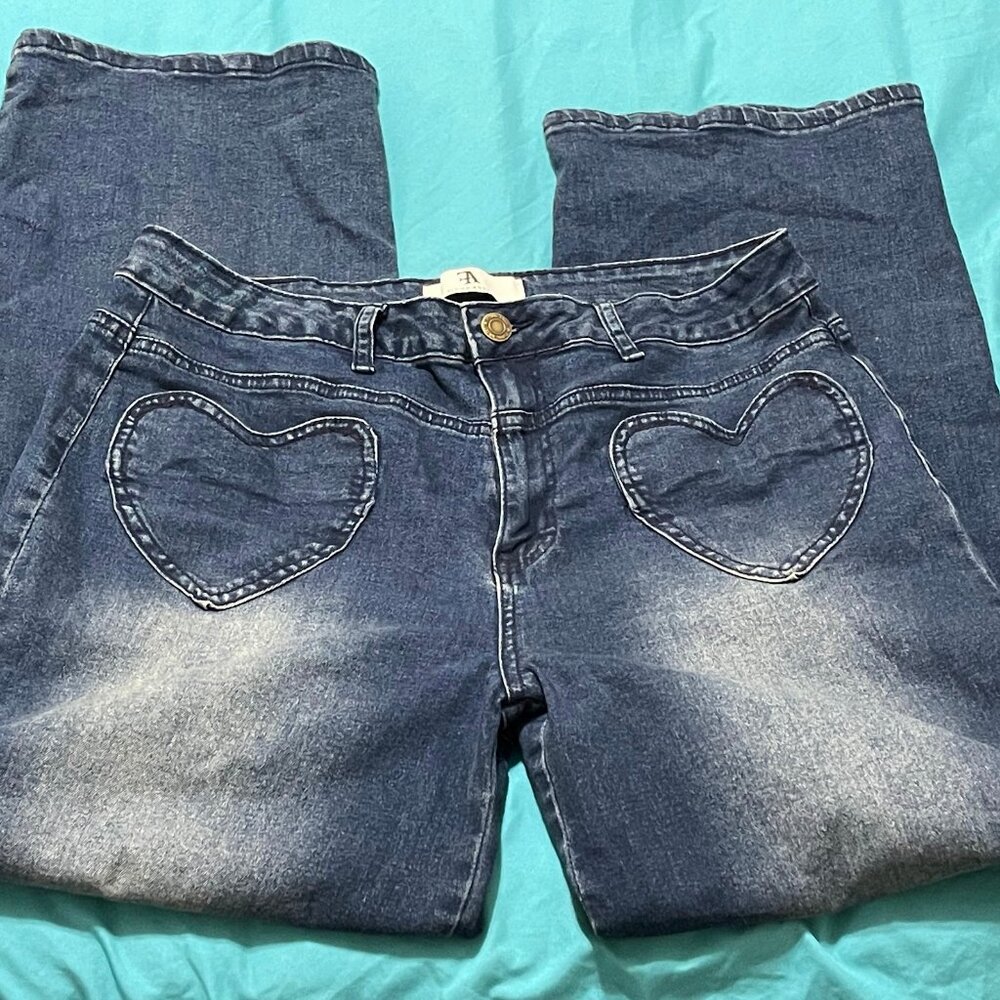 Flying Angel Jeans - Heart Pockets